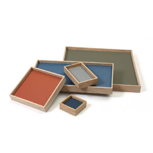 Bakke i Egetræ "Mellem" - 40x18,5x3,2cm