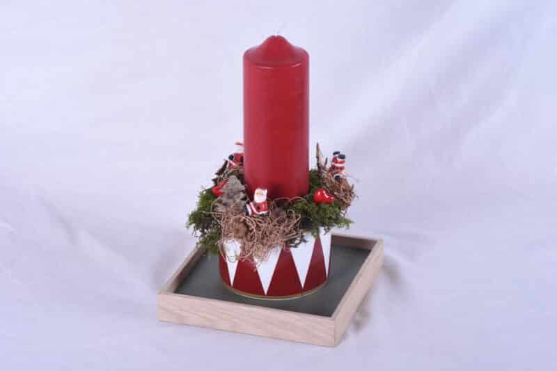 Bakke i Egetræ "Lille" - 18,5x18,5x3,2cm - Billede 3