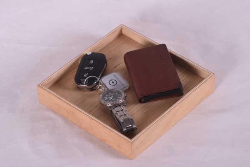 Bakke i Egetræ "Lille" - 18,5x18,5x3,2cm - Billede 2